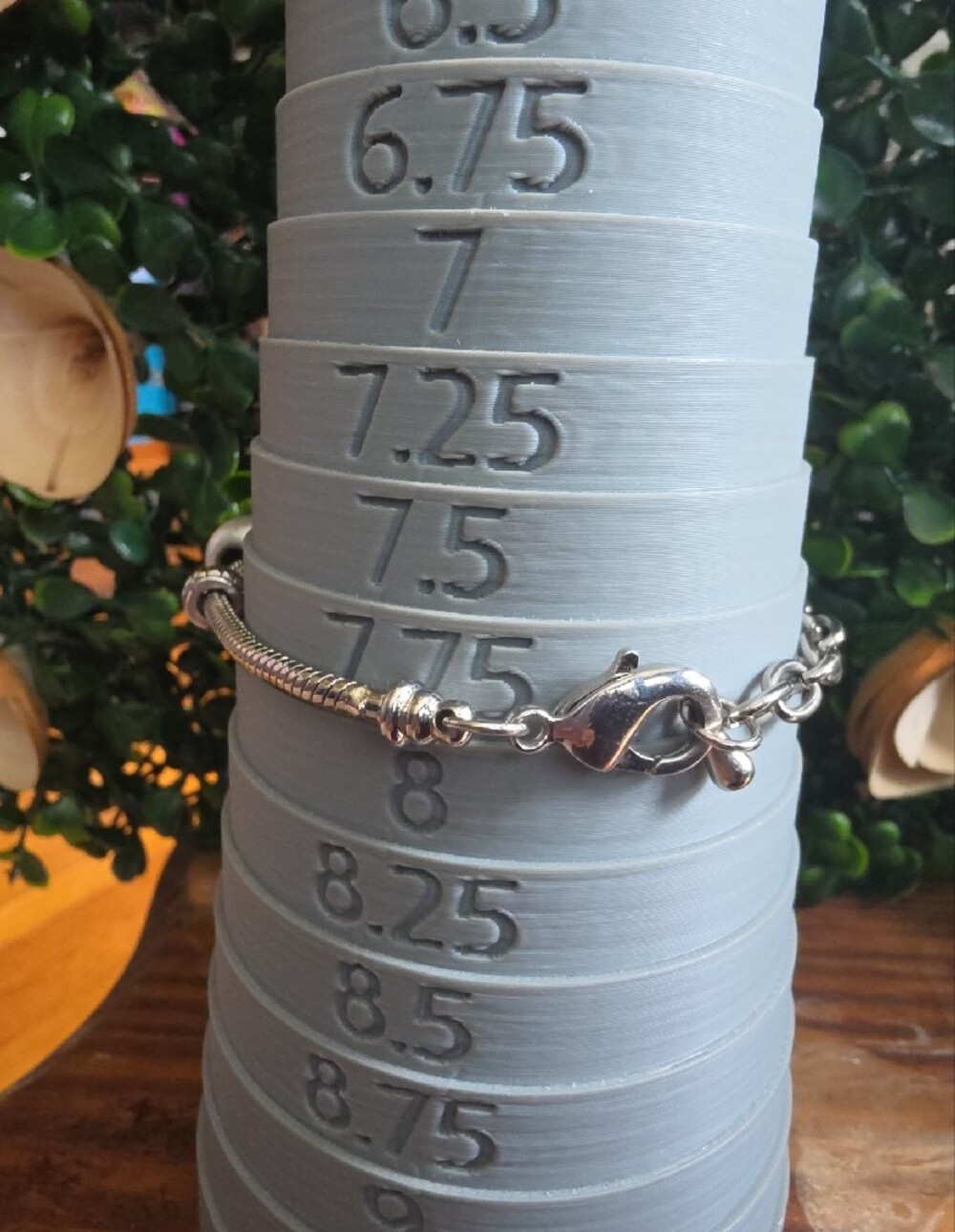 Murano Glass Striped Lantern Style Slider Charm Bracelet Collection - Picture 12 of 14